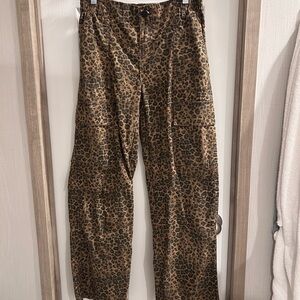 No Boundaries Animal Print Cargo Pants